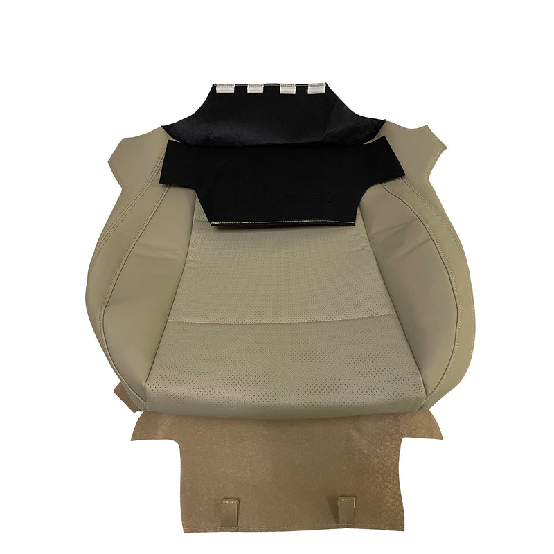 DURAFORCE New Driver Perforated Leather Bottom Seat Cover TAN For 2015-2019 Subaru Outback
