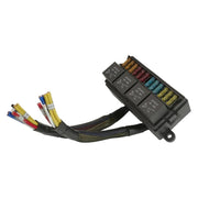 DURAFORCE 12V Fuse Relay Box 4pcs 4Pin Relays Pre-Wired ATC/ATO Blade for Car Truck Boat