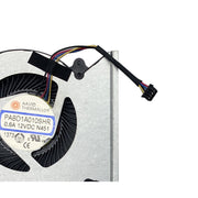 DURAFORCE New CPU+GPU Cooling Fan For MSI GP76 GE76 WE76 MS-17K2 MS-17K3 PABD1A010SHR N452