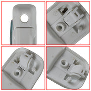 DURAFORCE Set of 4 Bright White Door Handles For Dodge Ram 1500 2500 3500 2012-2018