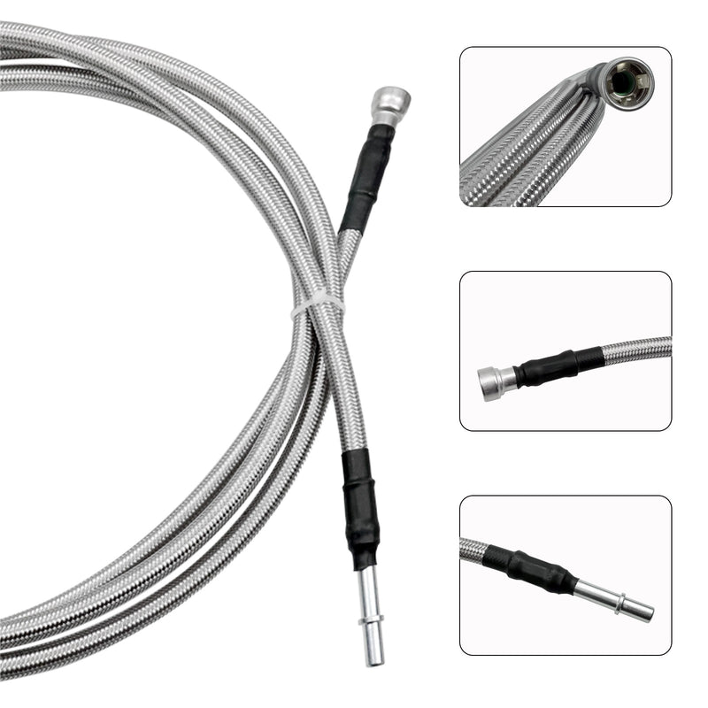 DURAFORCE Flexible Stainless Steel Braided Fuel Line Kit For Chevrolet Silverado 1500 2500