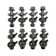 DURAFORCE 8PCS 14mm cam Bolt kit with Adjustable Camber Angle Correction Alignment kit