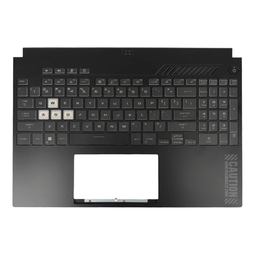 DURAFORCE Palmrest Keyboard RGB Backlit For Asus TUF Gaming A15 FA507 FA507R FX507 2022 US