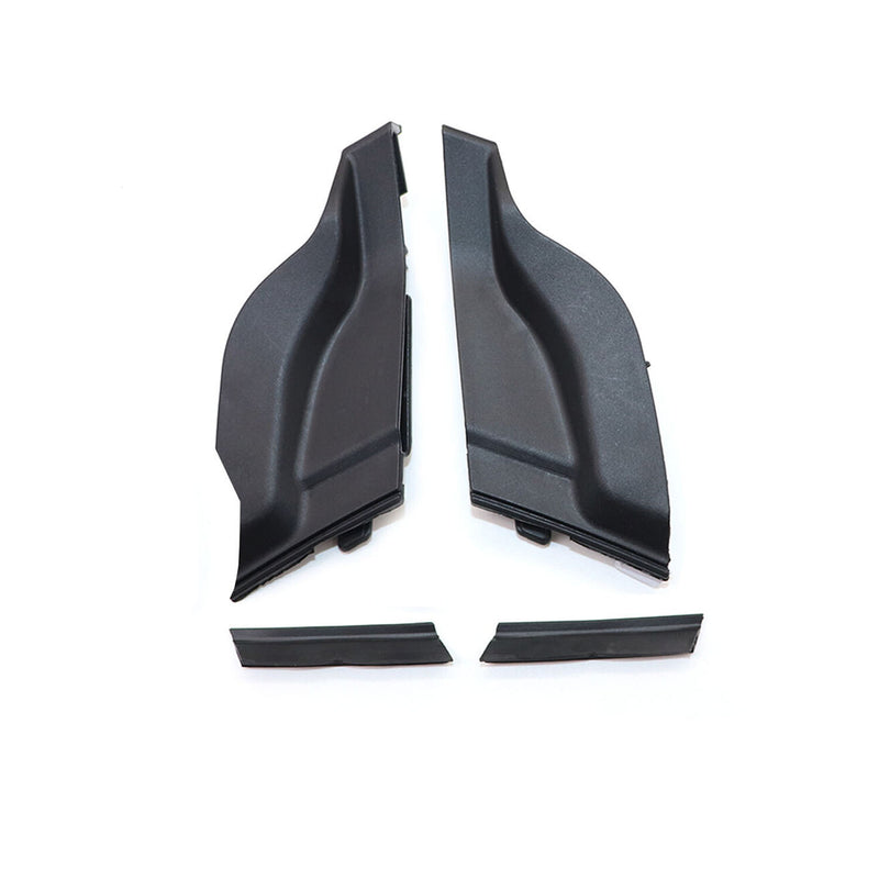 DURAFORCE Front Windshield Wiper Side Cowl Extension Cover Trim For 2010-2015 Toyota Prius