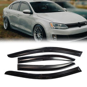 DURAFORCE For Volkswagen VW Jetta 2011-2018 Side Window Vent Visor Rain Deflector Guard