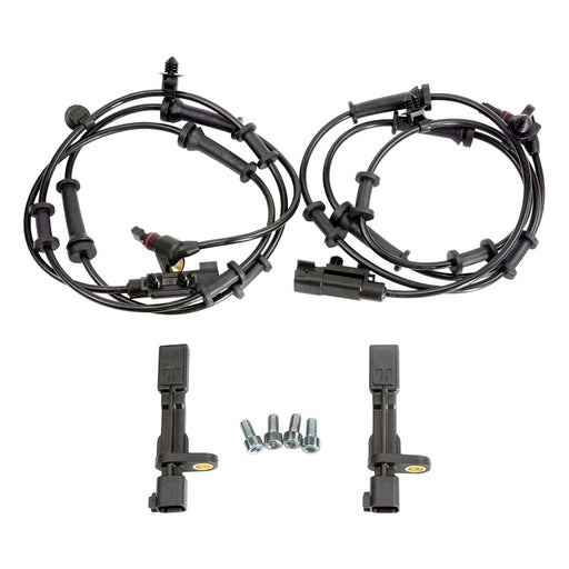 DURAFORCE 4PCS Front and Rear ABS Wheel Speed Sensor 68003281AA For JEEP Wrangler 12-17