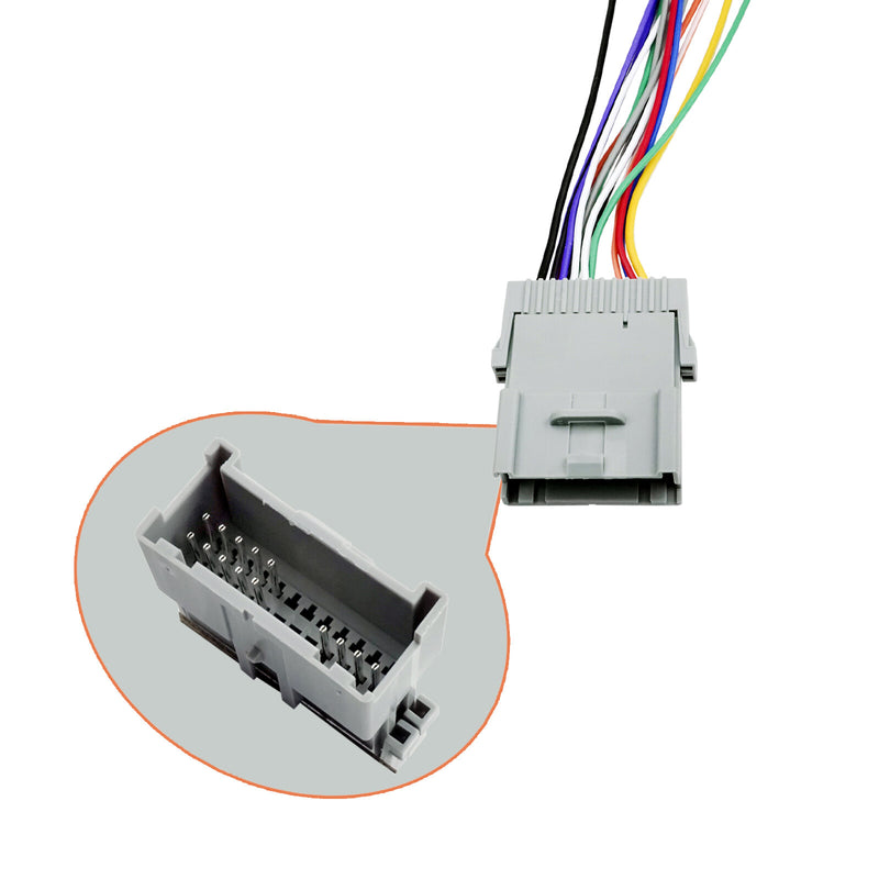 DURAFORCE Stereo Wiring Harness W/Antenna Plug to Radio Connector kit For 2003-06 Chevry