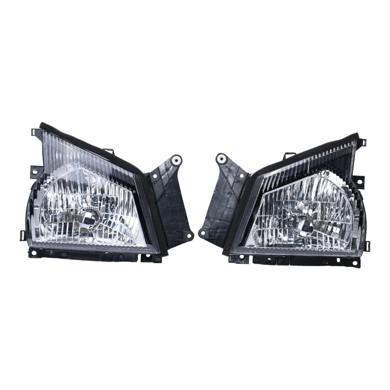 DURAFORCE Headlights+Corner Lights Set 4PCS For 2004-2007 Isuzu NPR NQR 05-07 GMC W-4500