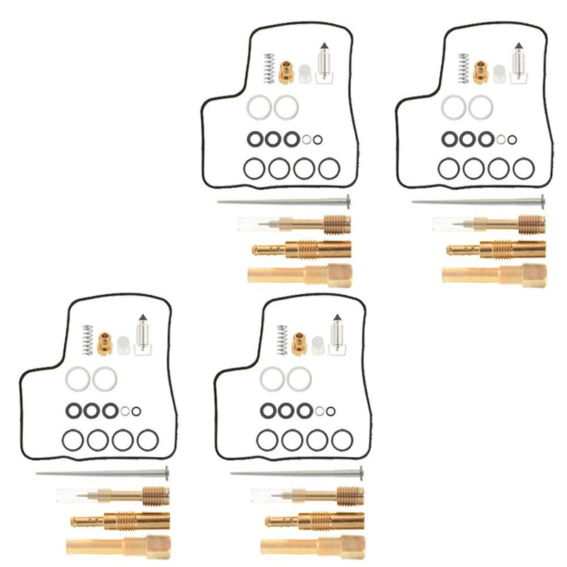 DURAFORCE Fit For Honda 1984 V65 VF1100C Sabre VF1100S 4Pcs Carburetor Rebuild Kit