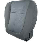 DURAFORCE Driver Bottom & Top Cloth Seat Cover Gray Fit For 2011-2014 Ford F150 STX XL XLT