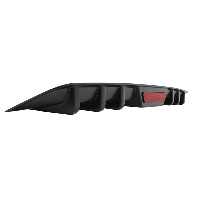 DURAFORCE For Infiniti G37 G35 Sedan Rear Bumper Diffuser 6 Shark Fin Splitter Lip Spoiler