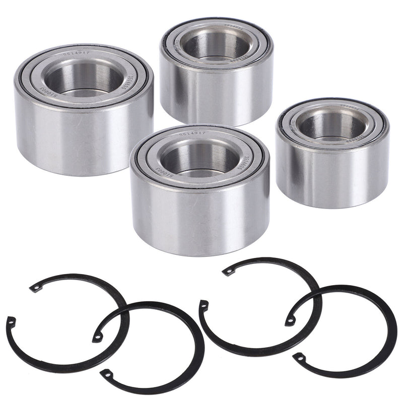 DURAFORCE Front & Rear Wheel Bearings For Polaris Ranger 400 425 500 570 700 800 ETX EV TM