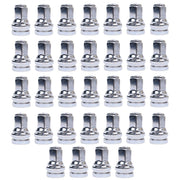 DURAFORCE For Ford Super Duty F-250 F-350 450 HCPZ-1012-B (32) 14x1.5 Flat Seat Lug Nuts