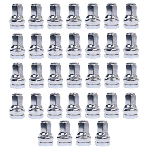 DURAFORCE For Ford Super Duty F-250 F-350 450 HCPZ-1012-B (32) 14x1.5 Flat Seat Lug Nuts
