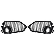 DURAFORCE Fit 2017-2021 Honda Civic Type R Fog Light Lamp Covers+LED Fog Lights Lamps