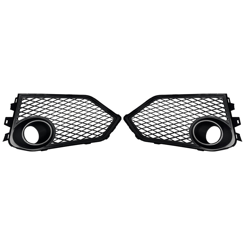 DURAFORCE Fit 2017-2021 Honda Civic Type R Fog Light Lamp Covers+LED Fog Lights Lamps