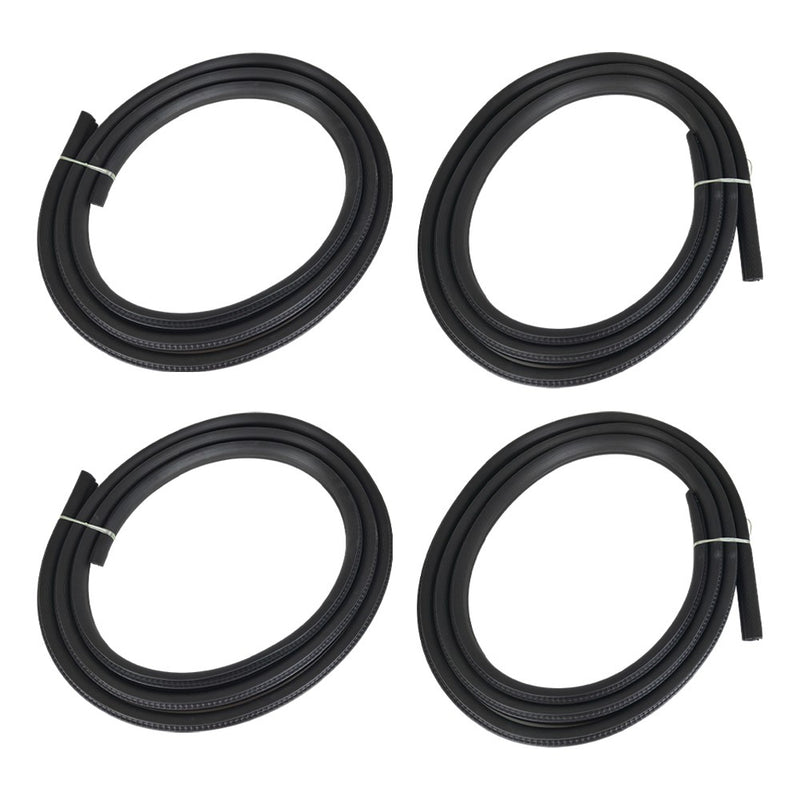4pcs Left Right Front Rear Door Weatherstrip Seal 2000 2002 for Toyota 4Runner