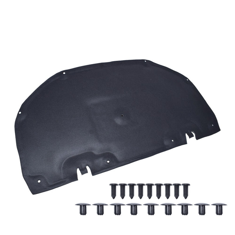 DURAFORCE For Toyota Camry 2018-2022 Cotton Hood Engine Sound Heat Insulation Pad Black