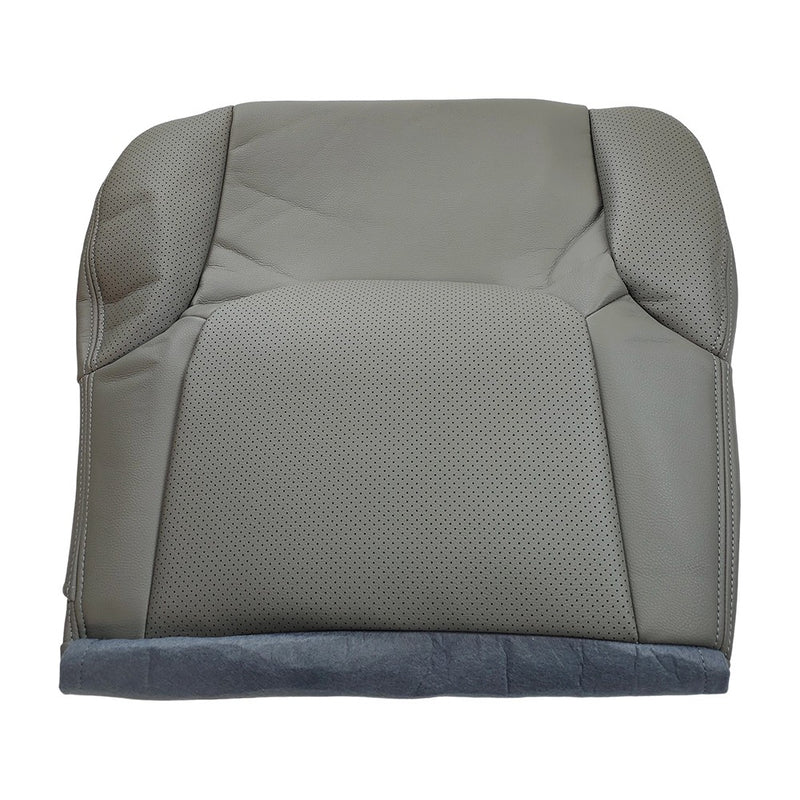 DURAFORCE For 2005-2021 Nissan Frontier Driver Bottom Perforated Leather Seat Cover Gray