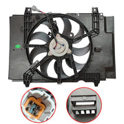 DURAFORCE Radiator AC Condenser Cooling Fan For 2009-2014 Nissan Cube 1.8L L4