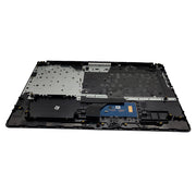 DURAFORCE Palmrest Non-Backlit US Keyboard 73H1 PTP Touchpad Black For HP 17BY 17-CA 17-BY