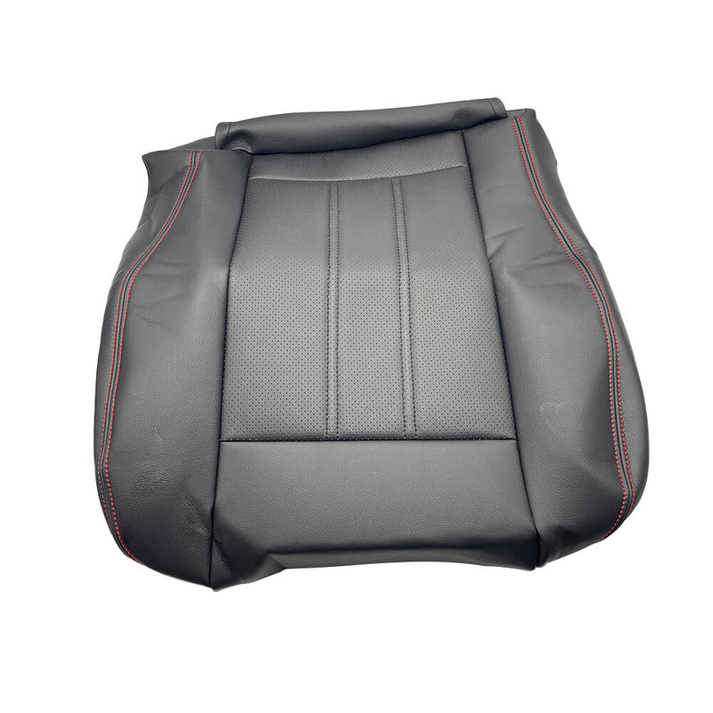 DURAFORCE Driver Bottom Leather Seat Cover Red Seam For 2008-2020 Dodge Grand Caravan