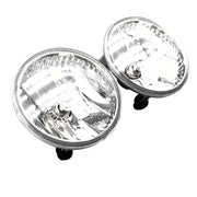 DURAFORCE Set of 2 Clear Lens Fog Light For 2011-2017 Jeep Patriot LH & RH Lamps w / Bulbs