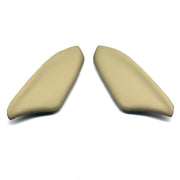 DURAFORCE Pair Fit For Honda Accord 2008-12 Door Panels Armrest Cover Leather Beige LH +RH