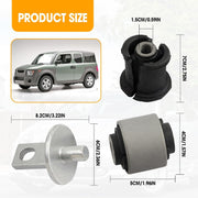 DURAFORCE 2set New for Honda CR-V CRV 02-06 Rear Control Trailing Arm Axle Bushes Bushings