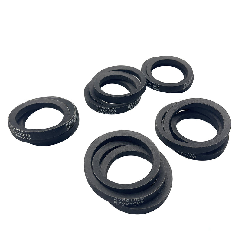 DURAFORCE 5Pcs New Belt 27001006 Compatible For Whirlpool Amana Maytag Washer 38174 Black