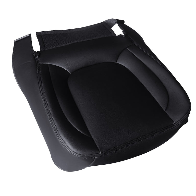 DURAFORCE Driver Passenger Bottom Leather Seat Covers For 2004-2005 Dodge Ram 3500 Laramie