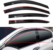 DURAFORCE For 2009-2012 8TH Gen Honda Accord JDM Style Window Visor Vent Rain Guards