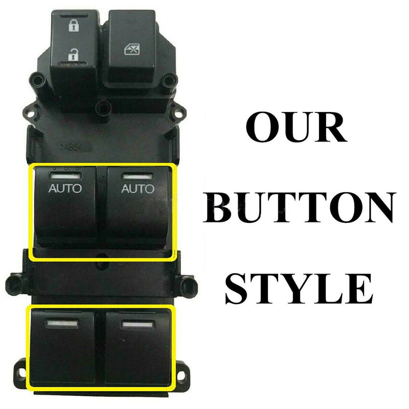 DURAFORCE New For 2008-2012 Honda Accord EX EXL Master Power Window Door Switch Front Left