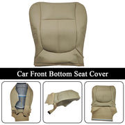 DURAFORCE Passenger Bottom Leather Seat Cover Tan For 2011 2012 - 2014 Ford F150 Lariat