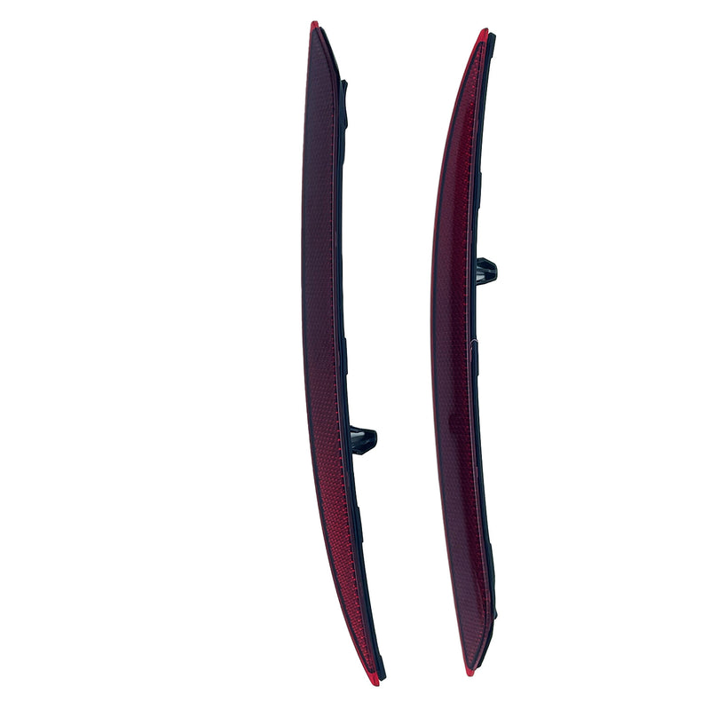DURAFORCE Tail Rear Bumper Reflector Red Pair LH RH For Tesla Model Y 2022 2021 2020