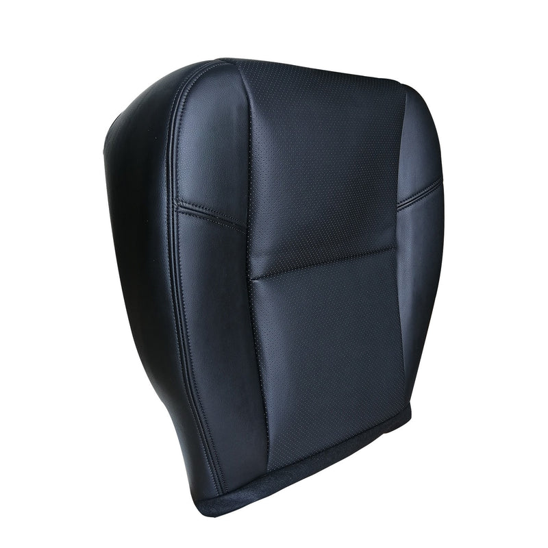 DURAFORCE Driver Side Bottom Leather Seat Cover Black For 2007-2014 Cadillac Escalade