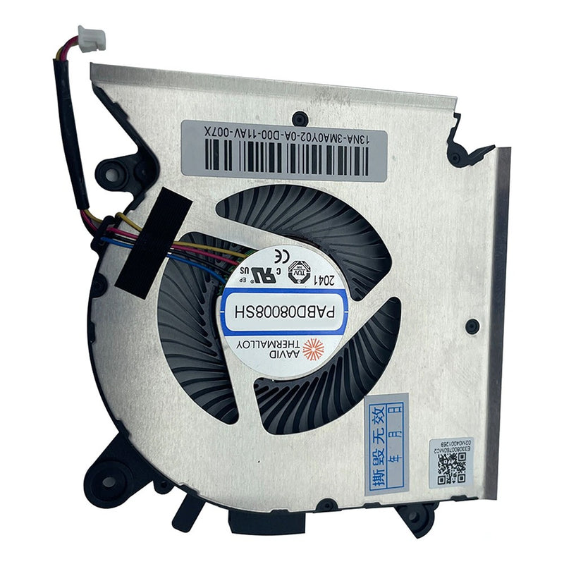 DURAFORCE CPU Cooling Fan For MSI GF63 8RC GF65 8RD 16R1 16R2 PABD08008SH DC 5V 1.0A N413