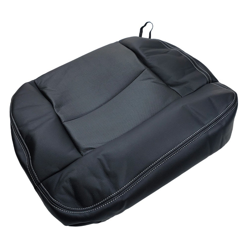DURAFORCE PASSENGER Bottom Leather Seat Cover Black Fit For 2004 - 2008 Ford F-150 FX4