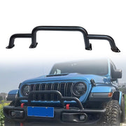 DURAFORCE For Jeep Wrangler JL 2018-2024 Front Bumper Grille Winch Brush Guard Bull Bar