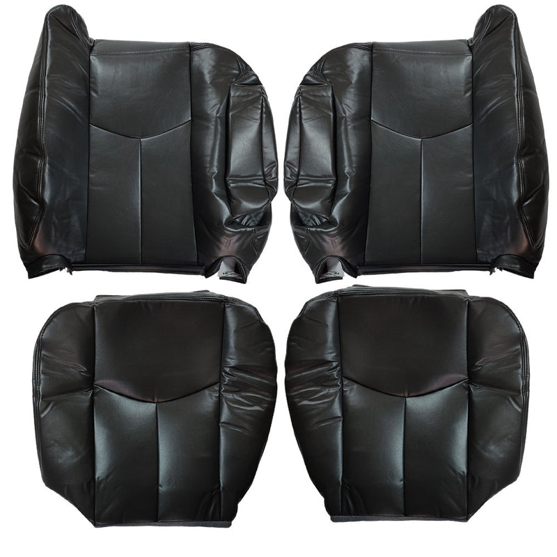 DURAFORCE For 2003 2004 2005 2006 GMC Sierra & Yukon Driver & Passenger Leather Seat Cover
