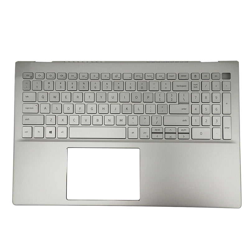 DURAFORCE New For Dell Inspiron 15 5501 5505 Palmrest Non-Backlit Keyboard 06XCC3 Silver