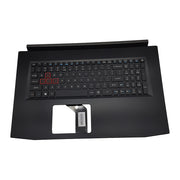 DURAFORCE New Palmrest Backlit Keyboard For Acer Predator Helios 300 PH317-51 17.3in Black
