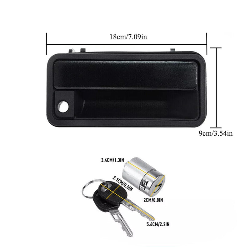 DURAFORCE Front Exterior Door Handle For 88-20 Chevrolet C1500 K1500 15742229 15742230 US