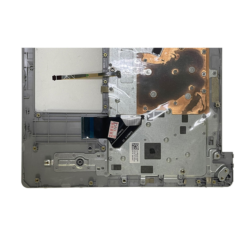 DURAFORCE New For Dell Inspiron 15 5570 5575 Palmrest Backlit US Keyboard 0MR2KH Silver US