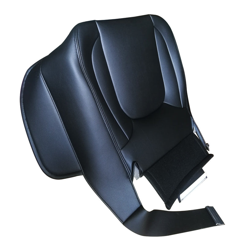 DURAFORCE Passenger Bottom Leather Seat Cover For 2004 2005 Dodge Ram 1500 2500 Dark Gray