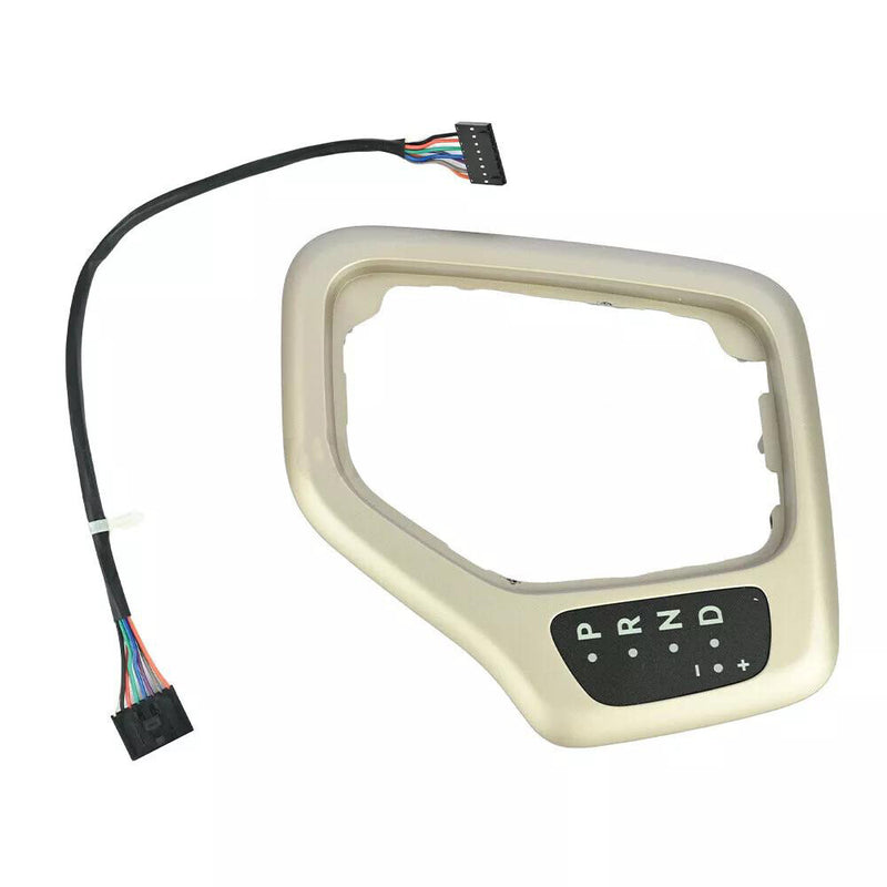 DURAFORCE 5YD27LS5AA New For 2014-2018 Jeep Cherokee Center Shifter Bezel Factory Gold