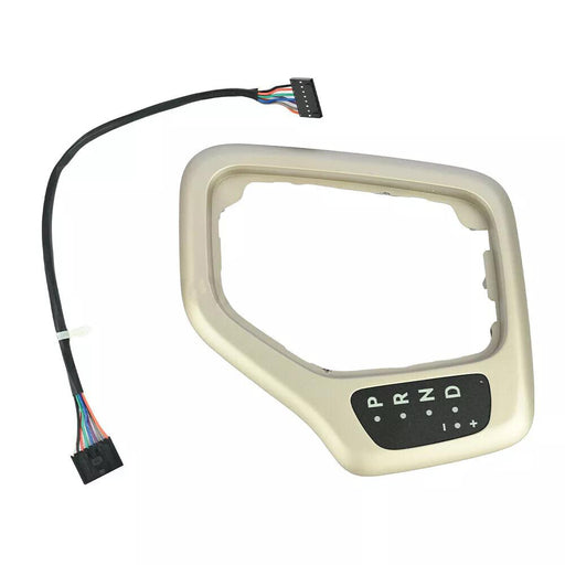 DURAFORCE 5YD27LS5AA New For 2014-2018 Jeep Cherokee Center Shifter Bezel Factory Gold