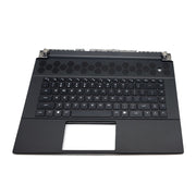 DURAFORCE New Palmrest For Alienware M16 R1 Keyboard W/Backlit Black Upper Case 0CGM3Y US