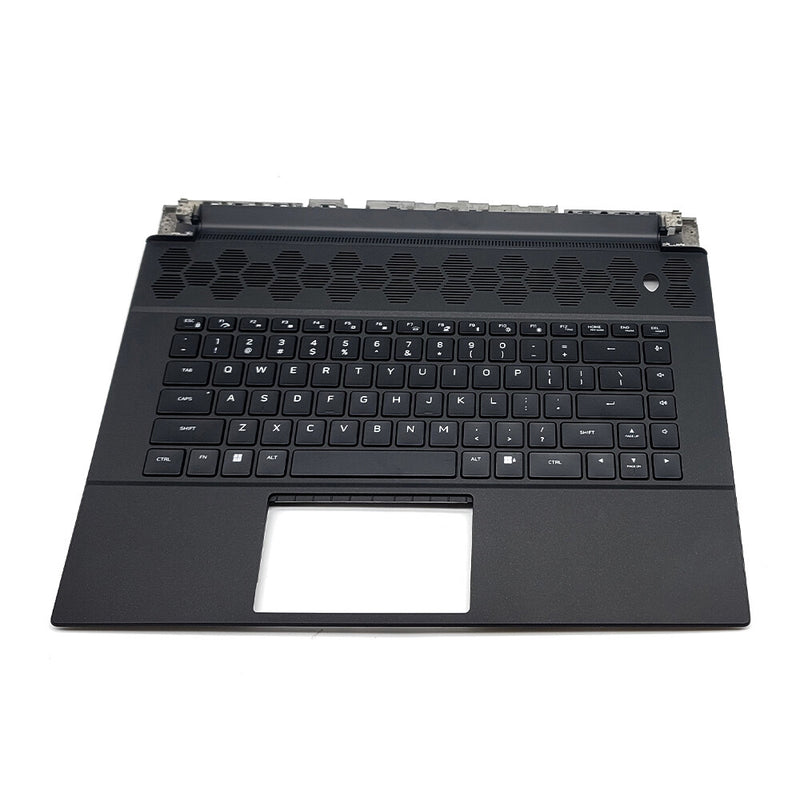DURAFORCE New Palmrest For Alienware M16 R1 Keyboard W/Backlit Black Upper Case 0CGM3Y US