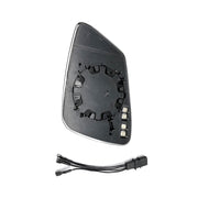 DURAFORCE 4Pin Passenger Right Side Mirror Glass Fit For 2010 2011-2016 BMW 528 550 535